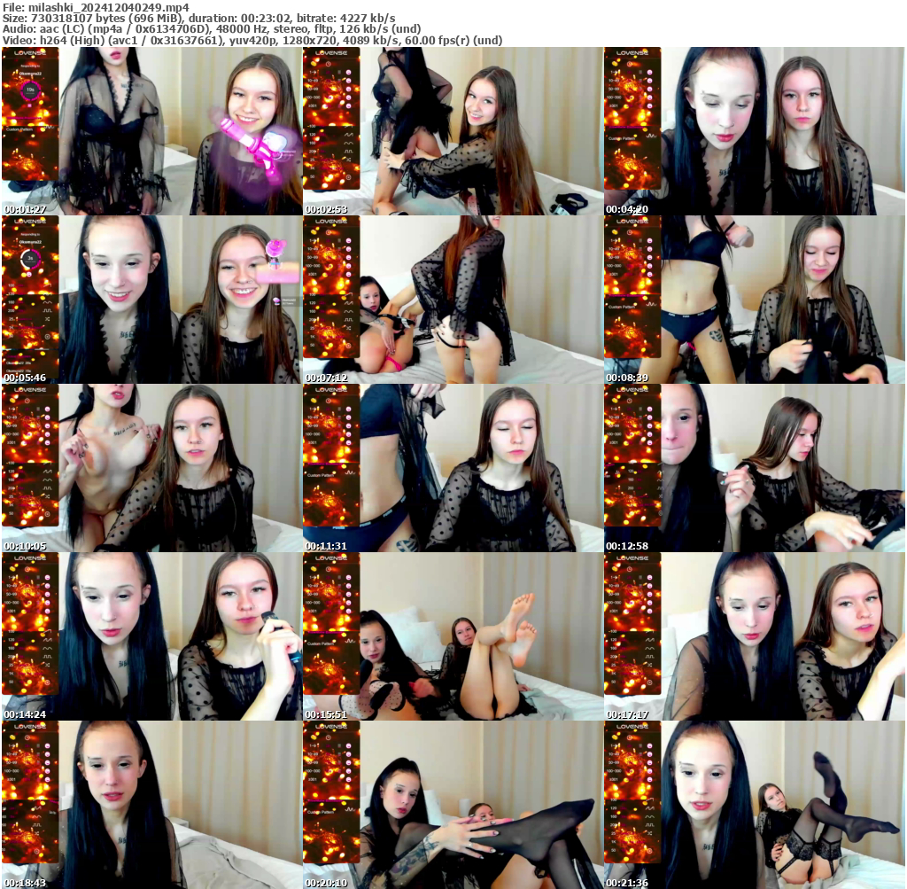 Preview thumb from milashki on 2024-12-04 @ bongacams