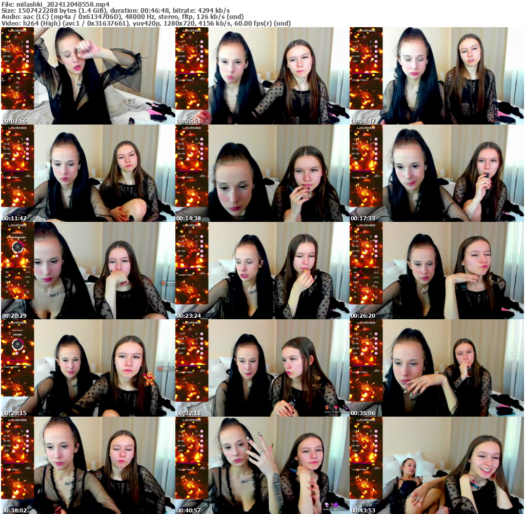 Preview thumb from milashki on 2024-12-04 @ bongacams