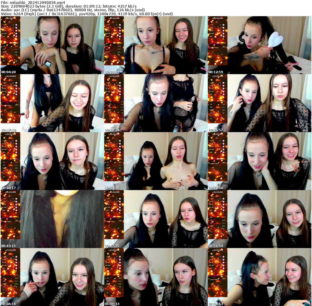 Preview thumb from milashki on 2024-12-04 @ bongacams