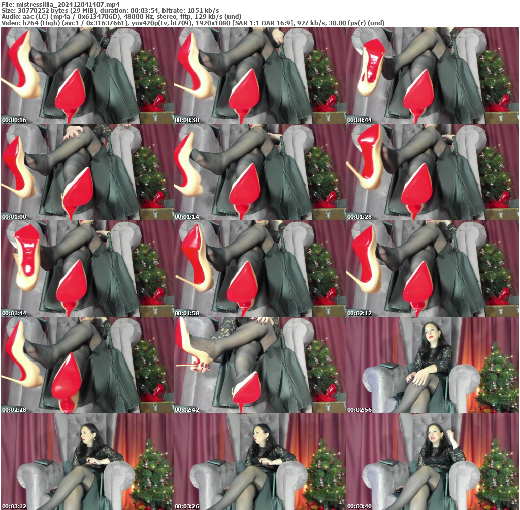 Preview thumb from mistresslilla on 2024-12-04 @ bongacams