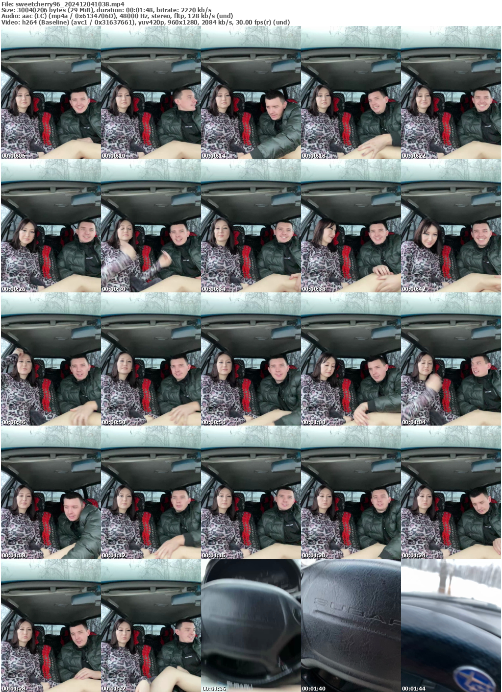 Preview thumb from sweetcherry96 on 2024-12-04 @ bongacams