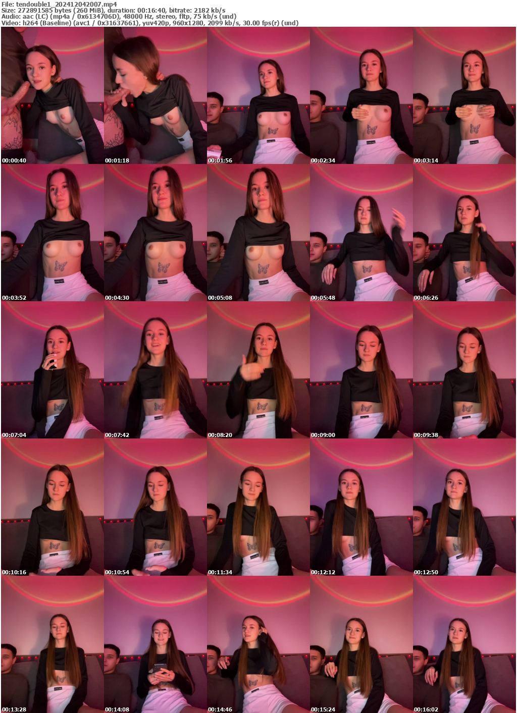 Preview thumb from tendouble1 on 2024-12-04 @ bongacams