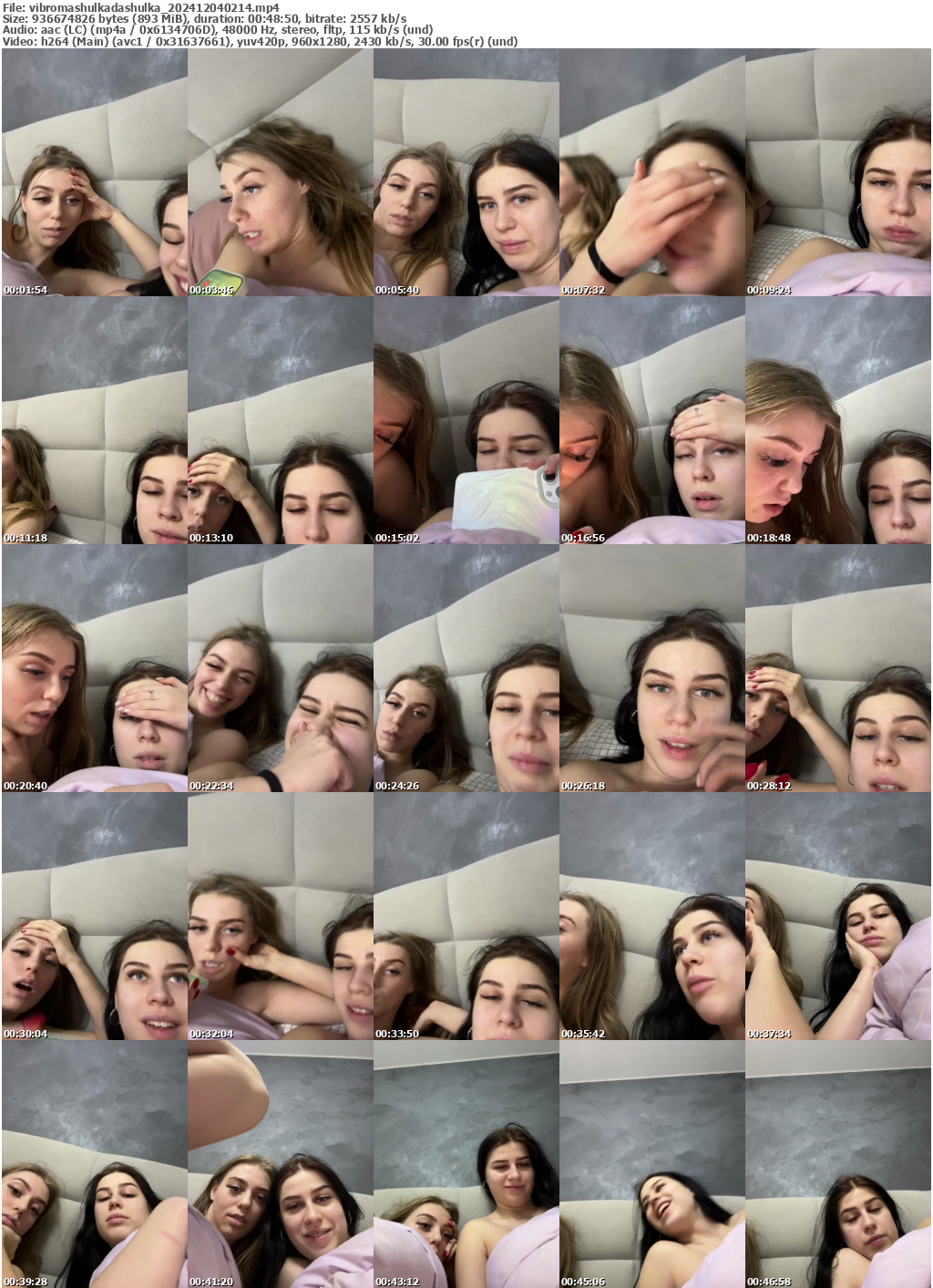 Preview thumb from vibromashulkadashulka on 2024-12-04 @ bongacams