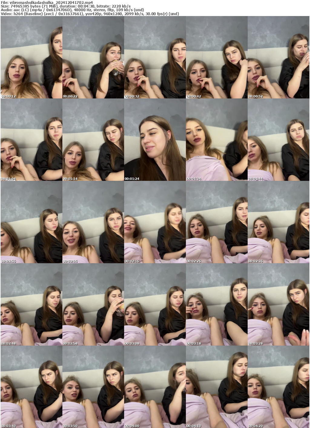 Preview thumb from vibromashulkadashulka on 2024-12-04 @ bongacams