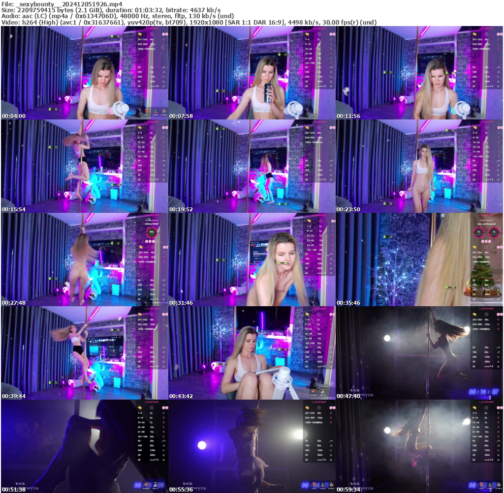 Preview thumb from _sexybounty_ on 2024-12-05 @ bongacams