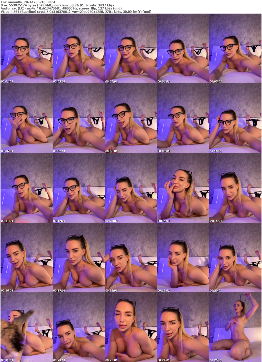 Preview thumb from amarulla on 2024-12-05 @ bongacams