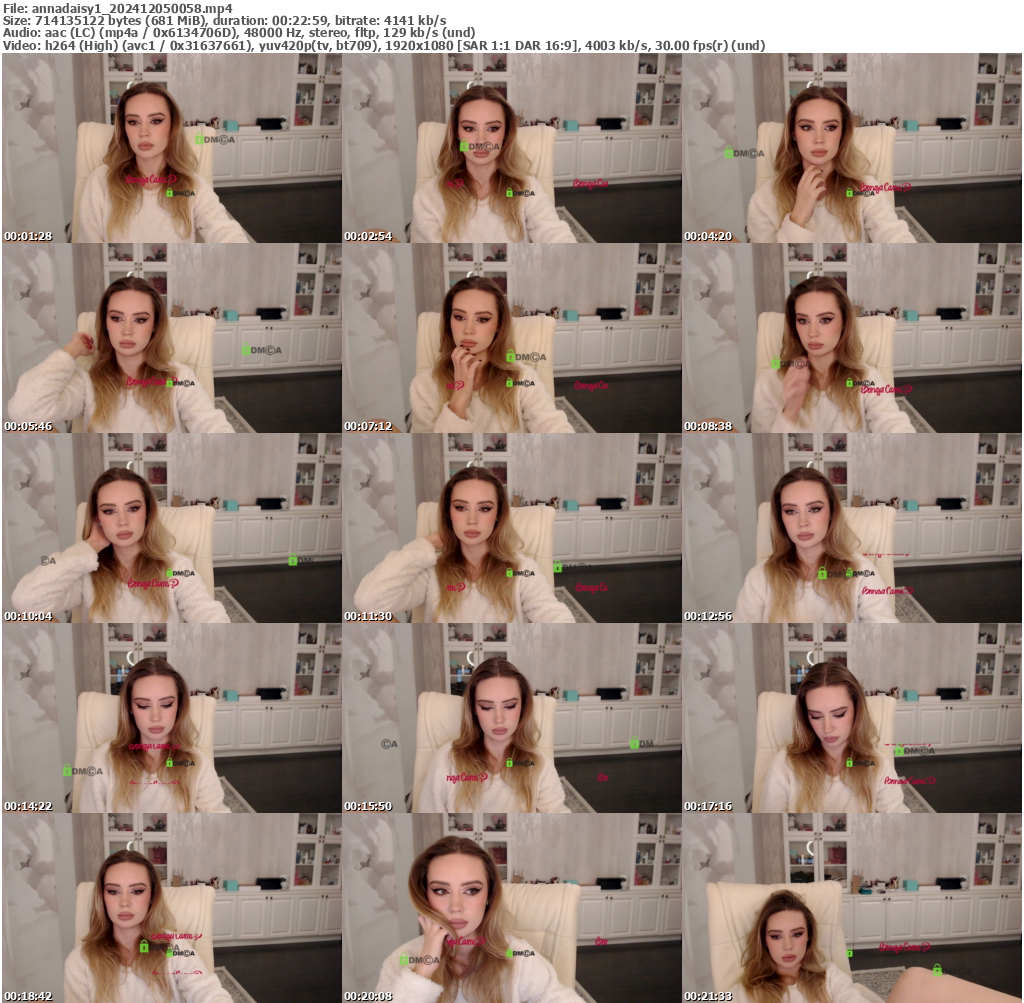 Preview thumb from annadaisy1 on 2024-12-05 @ bongacams