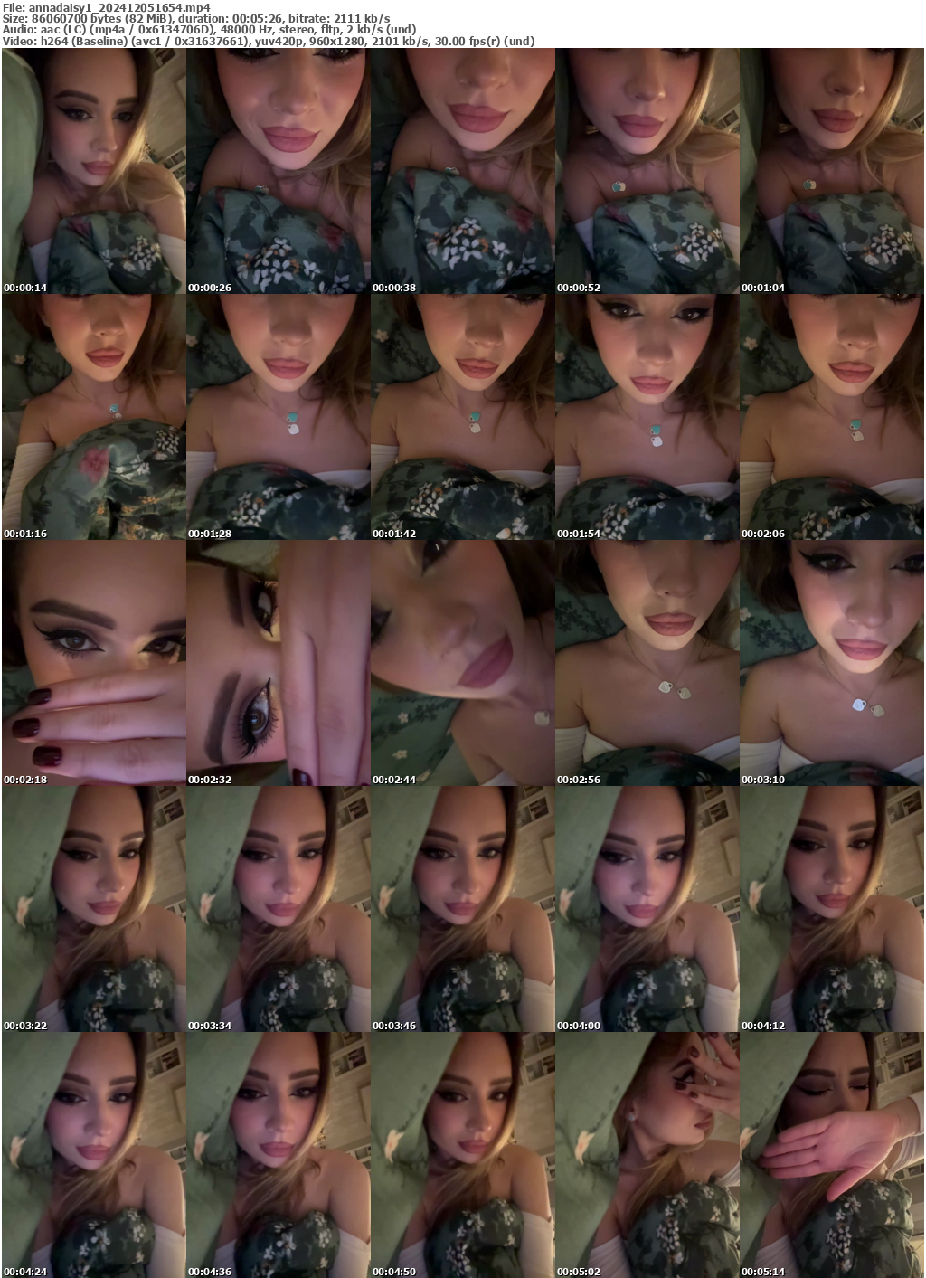 Preview thumb from annadaisy1 on 2024-12-05 @ bongacams