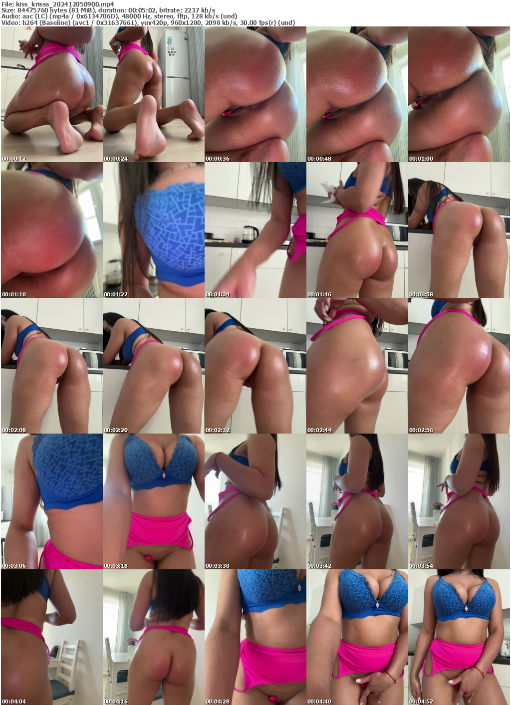 Preview thumb from kiss_krisss on 2024-12-05 @ bongacams