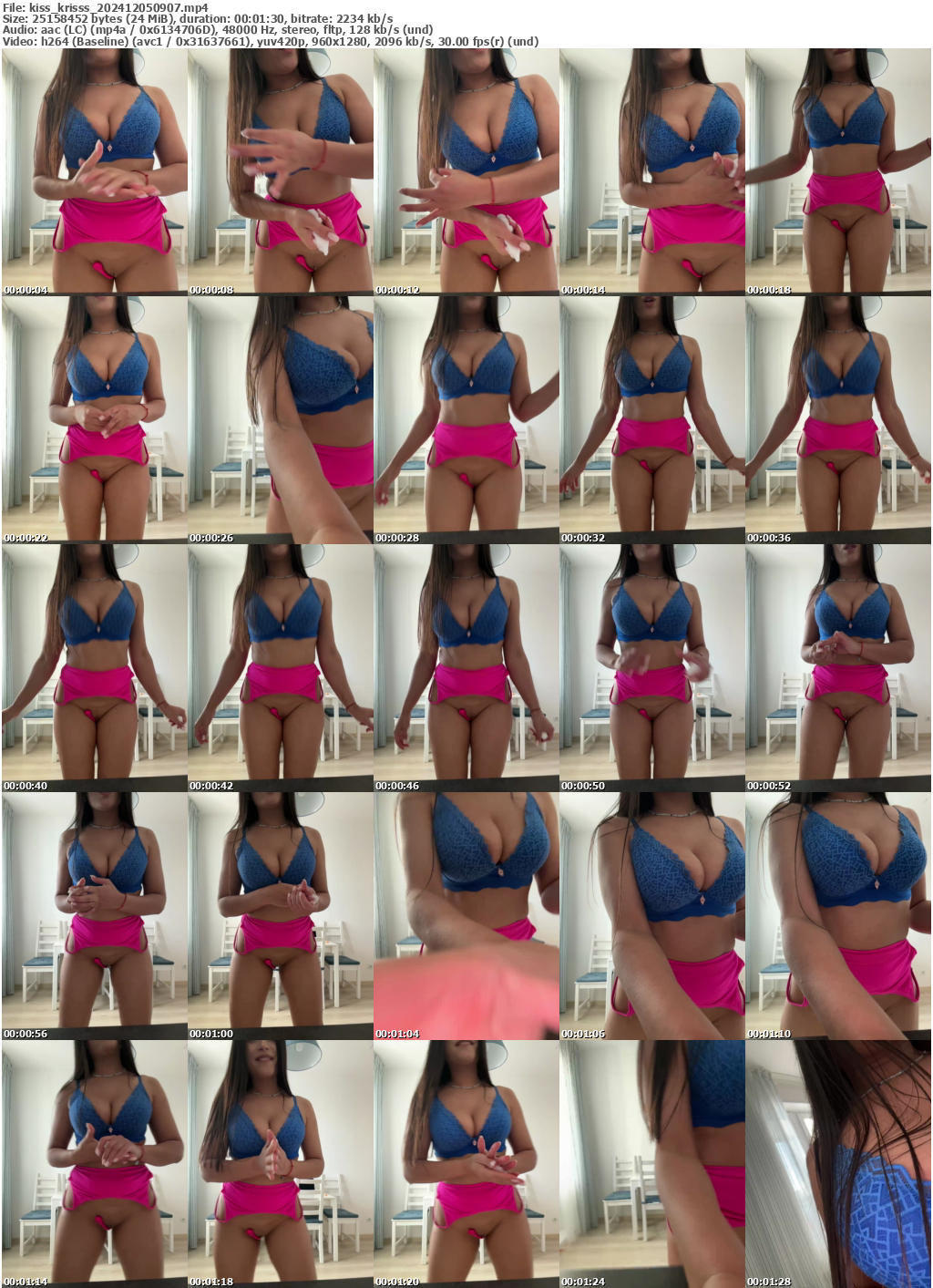 Preview thumb from kiss_krisss on 2024-12-05 @ bongacams