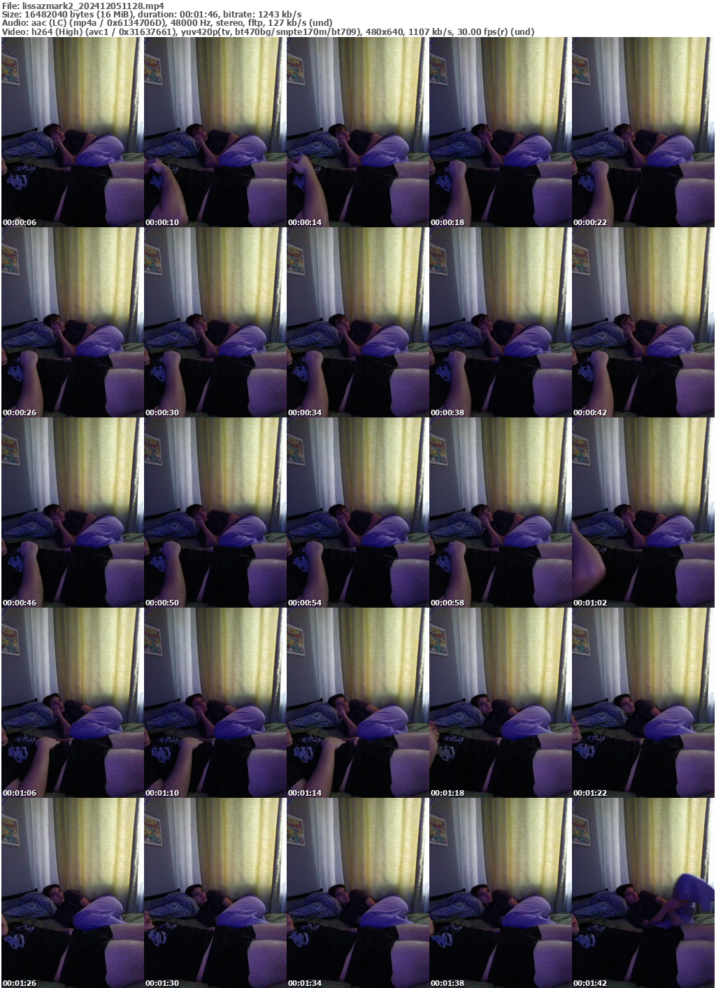 Preview thumb from lissazmark2 on 2024-12-05 @ bongacams