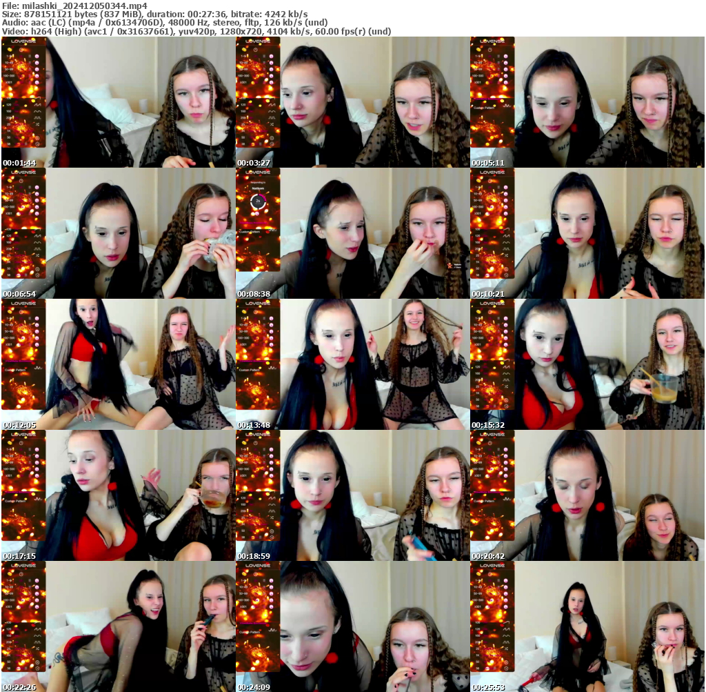 Preview thumb from milashki on 2024-12-05 @ bongacams