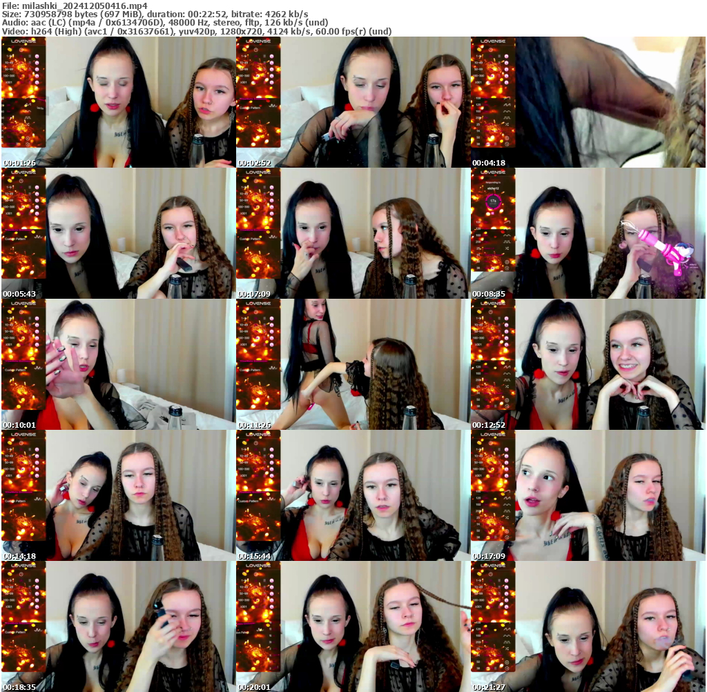 Preview thumb from milashki on 2024-12-05 @ bongacams