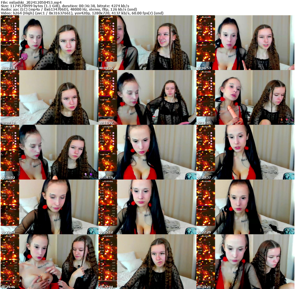 Preview thumb from milashki on 2024-12-05 @ bongacams