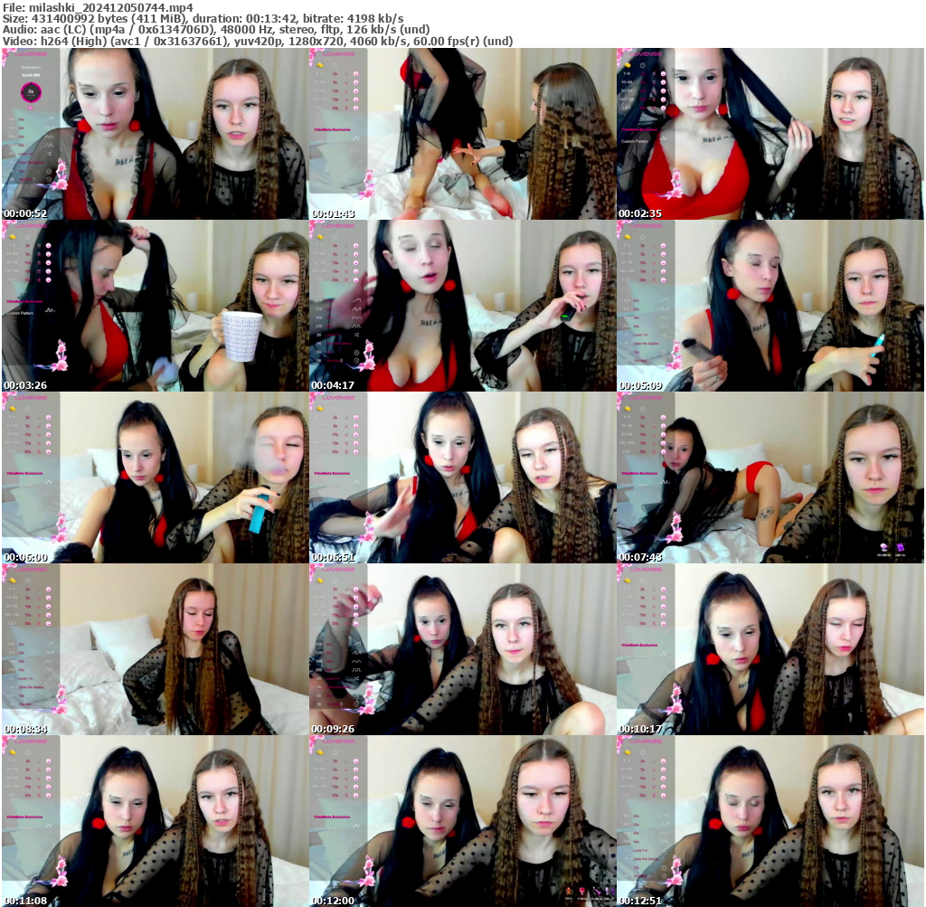 Preview thumb from milashki on 2024-12-05 @ bongacams