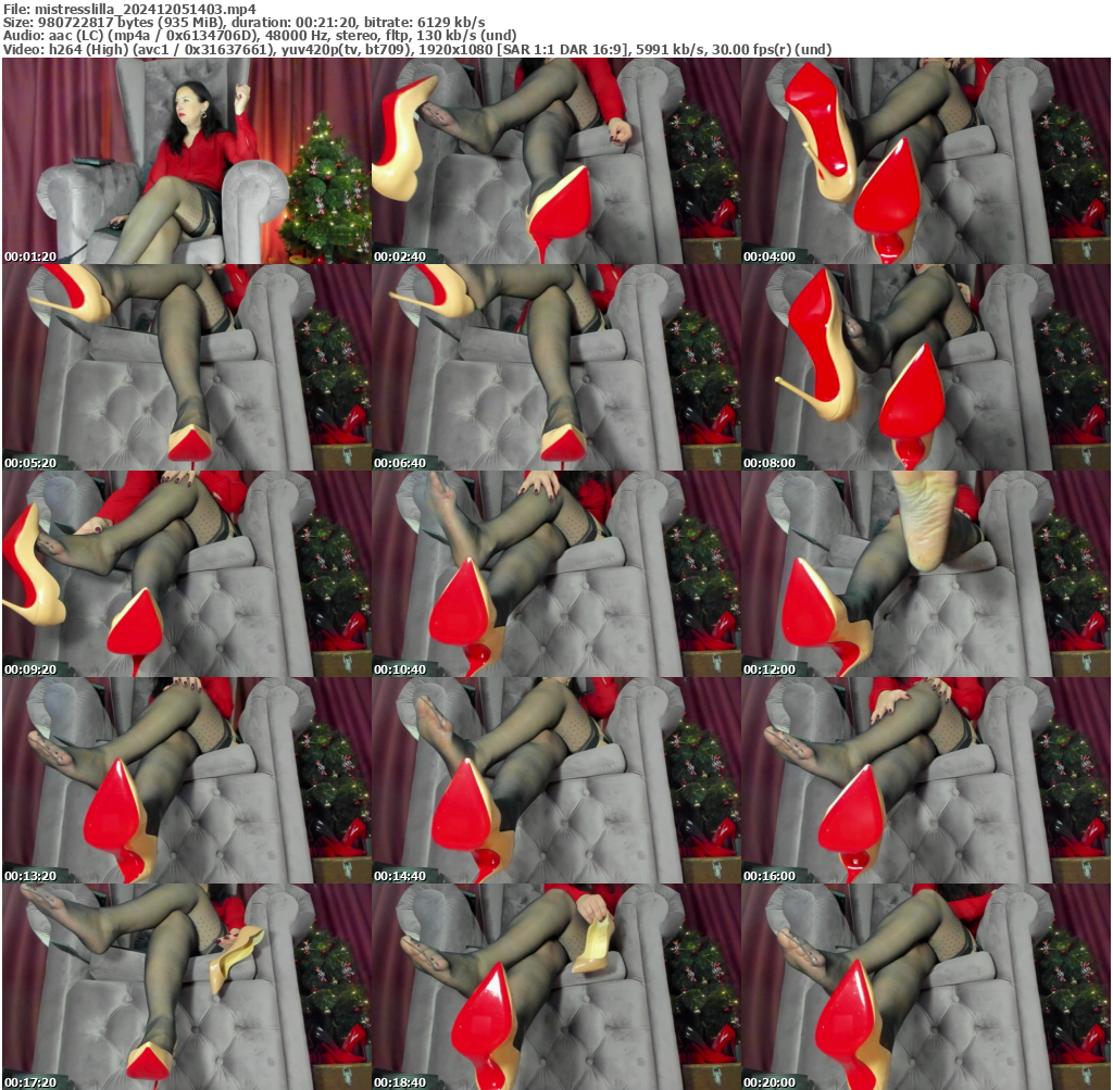 Preview thumb from mistresslilla on 2024-12-05 @ bongacams