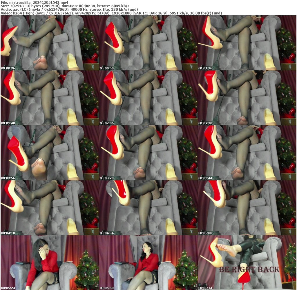 Preview thumb from mistresslilla on 2024-12-05 @ bongacams