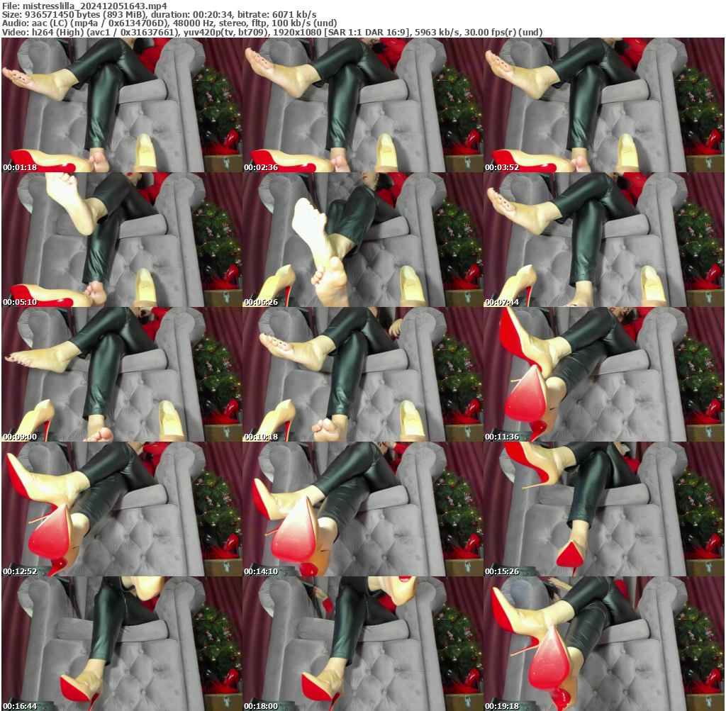 Preview thumb from mistresslilla on 2024-12-05 @ bongacams