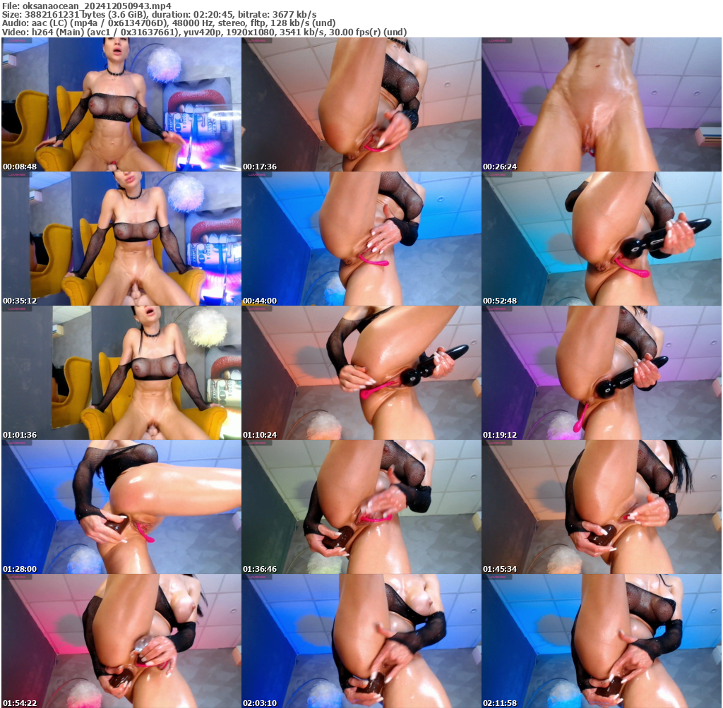 Preview thumb from oksanaocean on 2024-12-05 @ bongacams