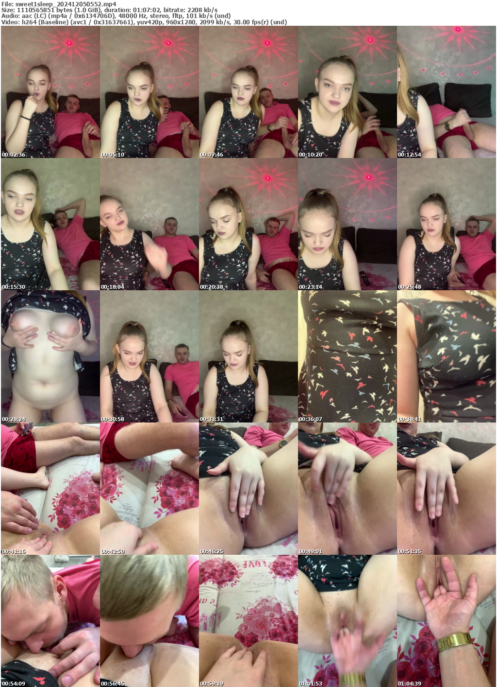 Preview thumb from sweet1sleep on 2024-12-05 @ bongacams