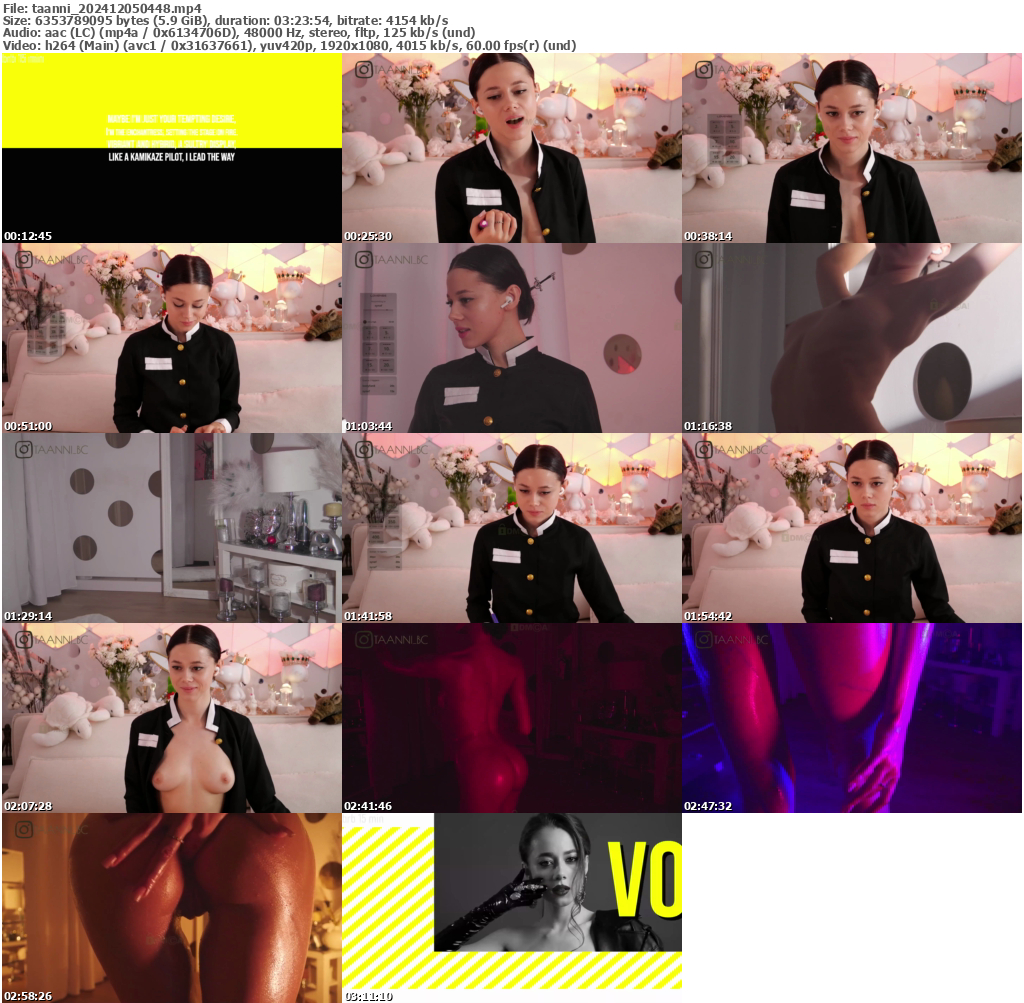 Preview thumb from taanni on 2024-12-05 @ bongacams