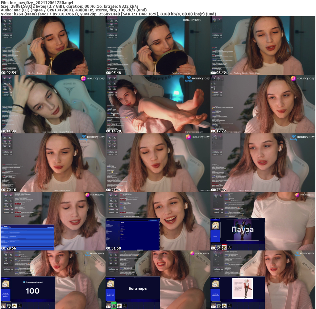 Preview thumb from hor_neyj0zy on 2024-12-06 @ bongacams