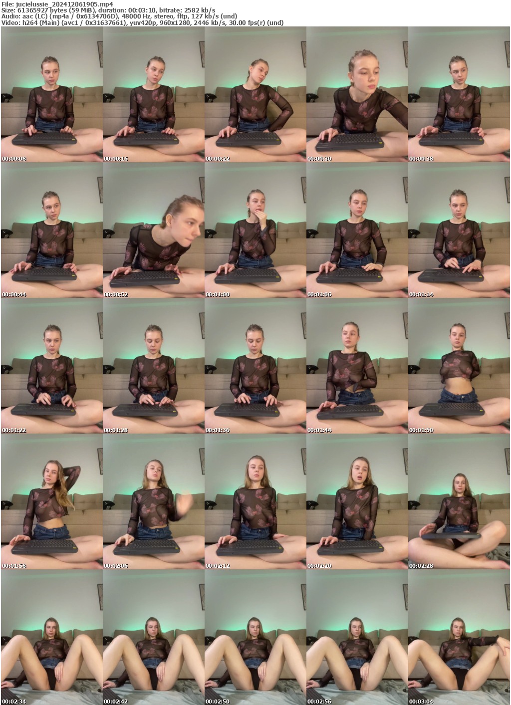 Preview thumb from jucielussie on 2024-12-06 @ bongacams