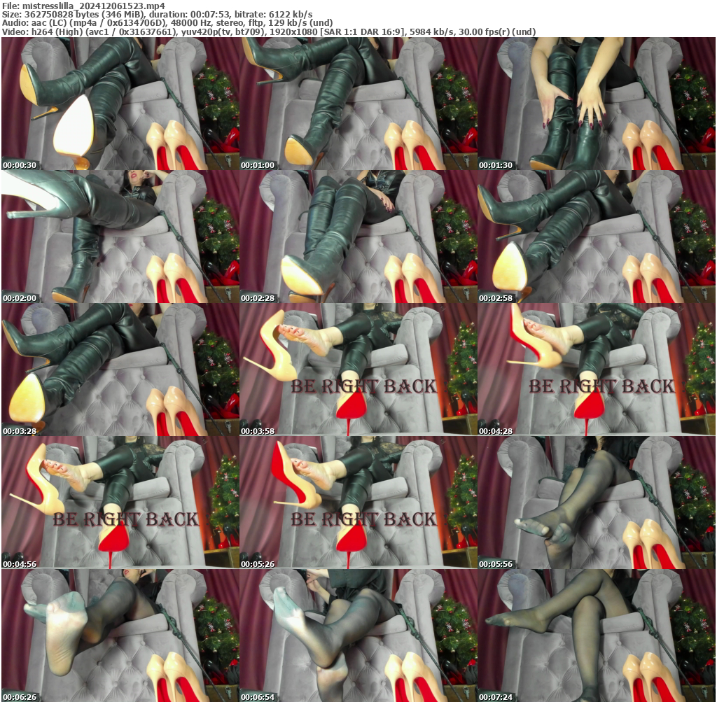 Preview thumb from mistresslilla on 2024-12-06 @ bongacams