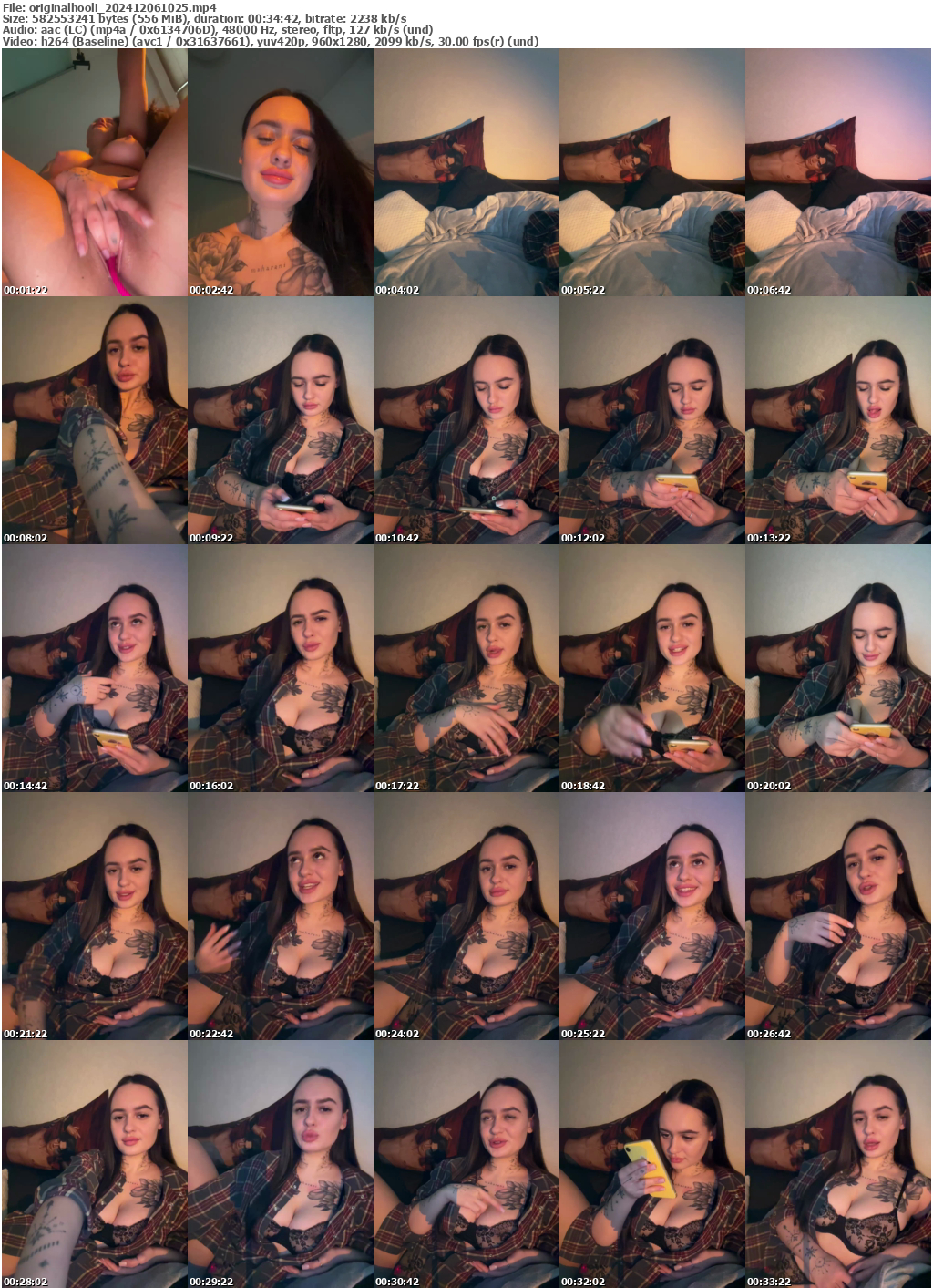 Preview thumb from originalhooli on 2024-12-06 @ bongacams