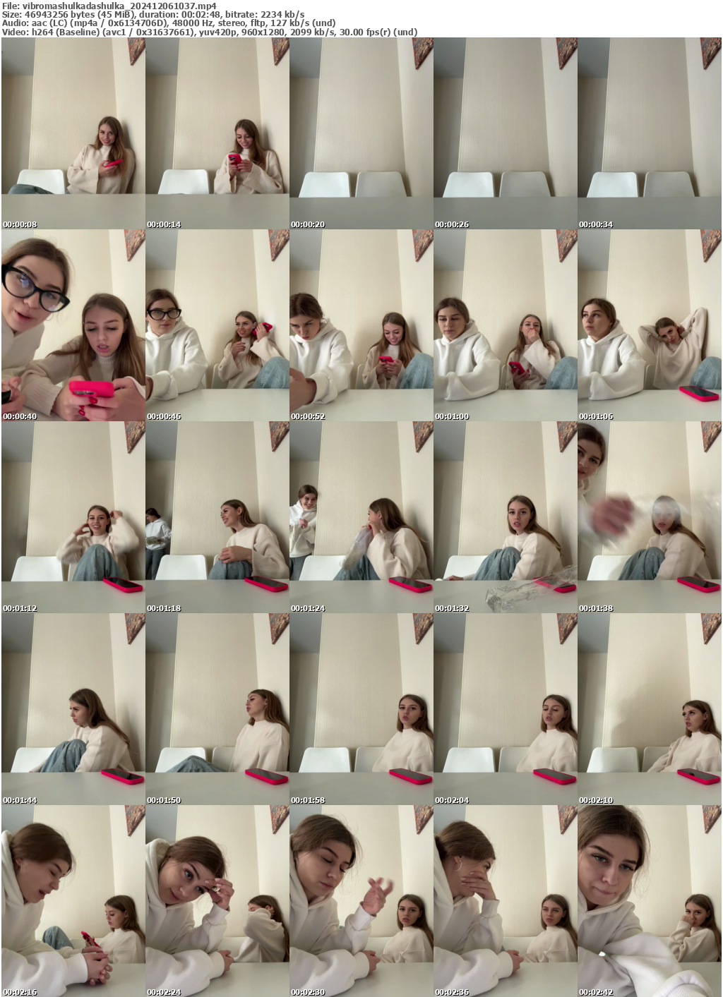 Preview thumb from vibromashulkadashulka on 2024-12-06 @ bongacams