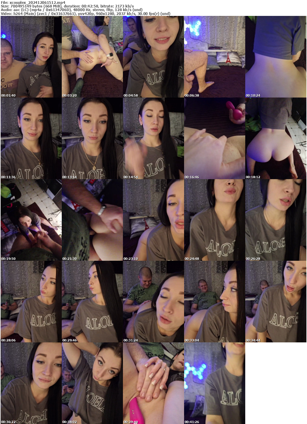 Preview thumb from xcouplex on 2024-12-06 @ bongacams