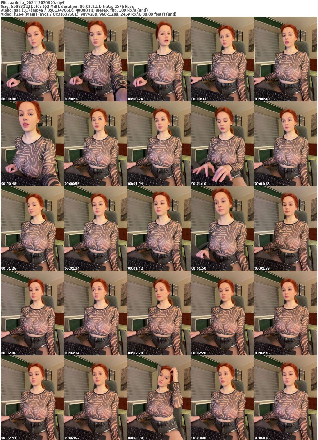 Preview thumb from aariella on 2024-12-07 @ bongacams