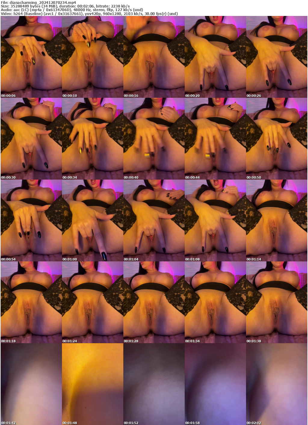 Preview thumb from dianacharming on 2024-12-07 @ bongacams