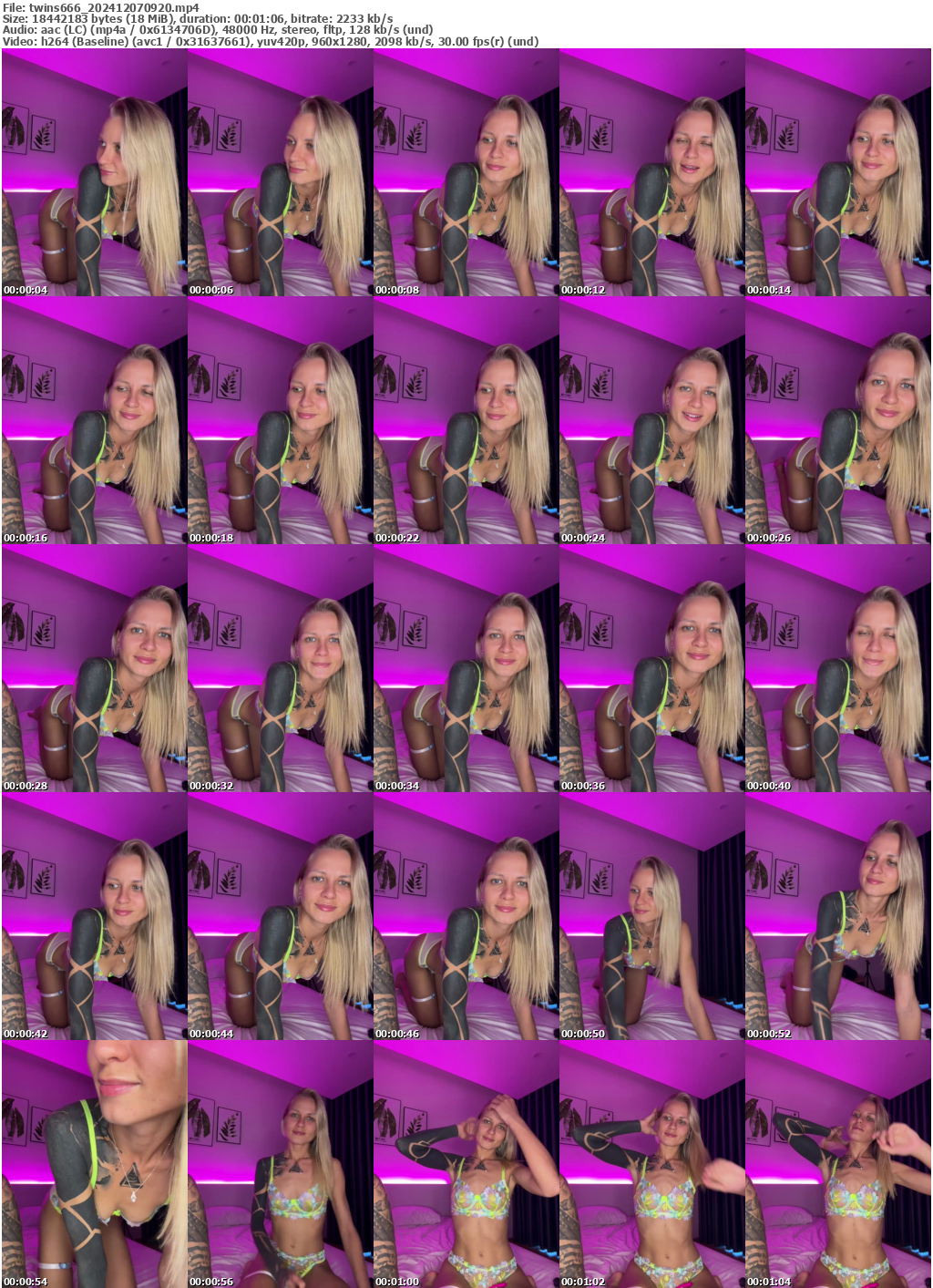 Preview thumb from twins666 on 2024-12-07 @ bongacams